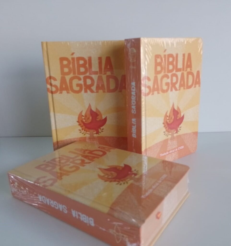 B Blia Sagrada Tradu O Oficial Da Cnbb Capa Laranja Jovem