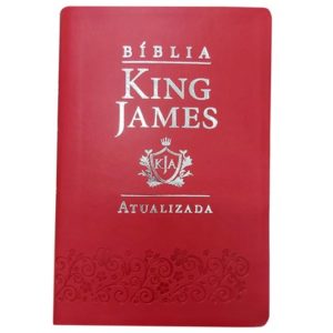 Bíblia King James Atualizada Slim Vermelha