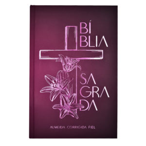 Bíblia Sagrada Cruz Floral | ACF | Letra Normal | Capa Dura