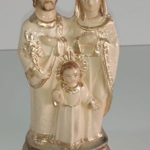 Sagrada Família Com Jesus Em Pé 20 CM de Gesso